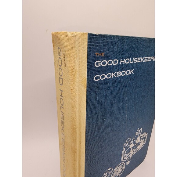 The Good Housekeeping Cookbook Hardcover Book Blue Cover - Picture 3 of 14